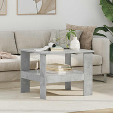 Salontafel Beton Grijs 57 x 55 x 45 cm Bewerkt hout