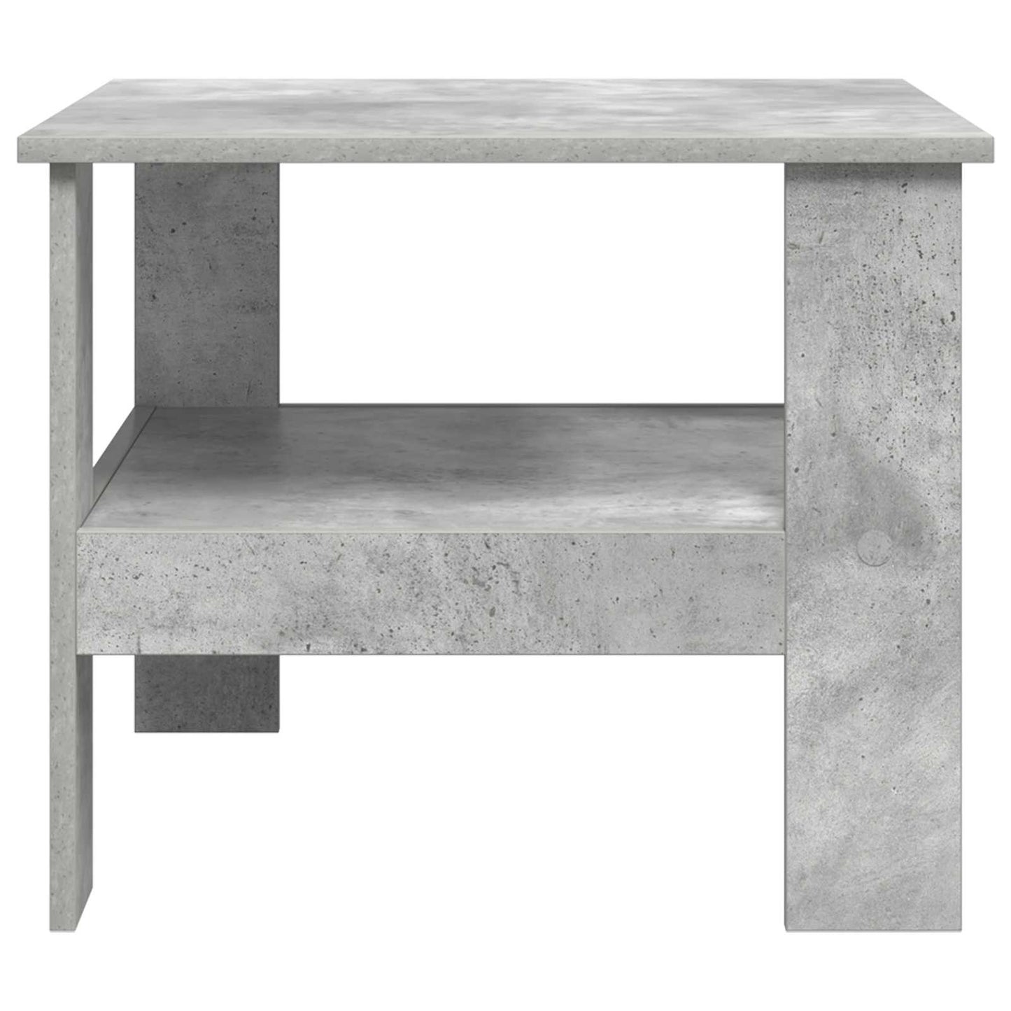 Salontafel Beton Grijs 57 x 55 x 45 cm Bewerkt hout