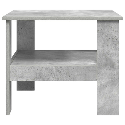 Salontafel Beton Grijs 57 x 55 x 45 cm Bewerkt hout