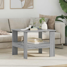Salontafel Grijs Sonoma 57 x 55 x 45 cm Bewerkt hout