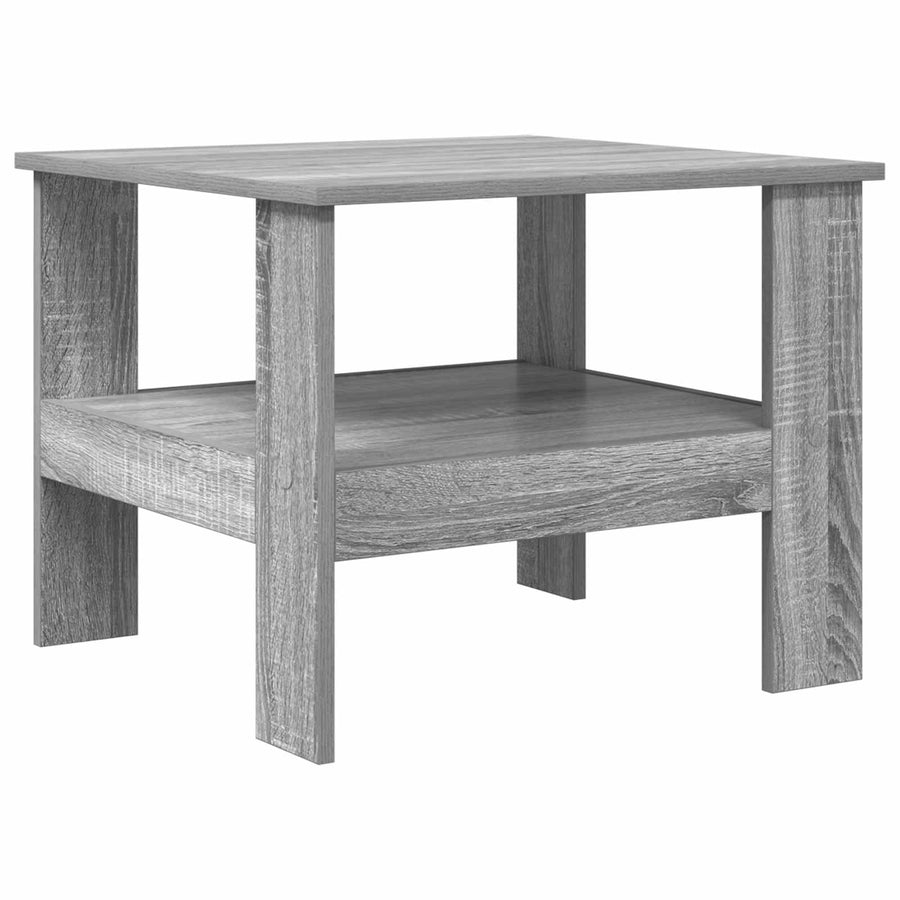 Salontafel Grijs Sonoma 57 x 55 x 45 cm Bewerkt hout