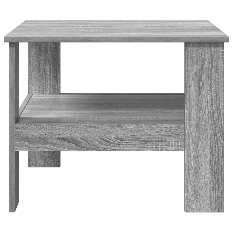 Salontafel Grijs Sonoma 57 x 55 x 45 cm Bewerkt hout