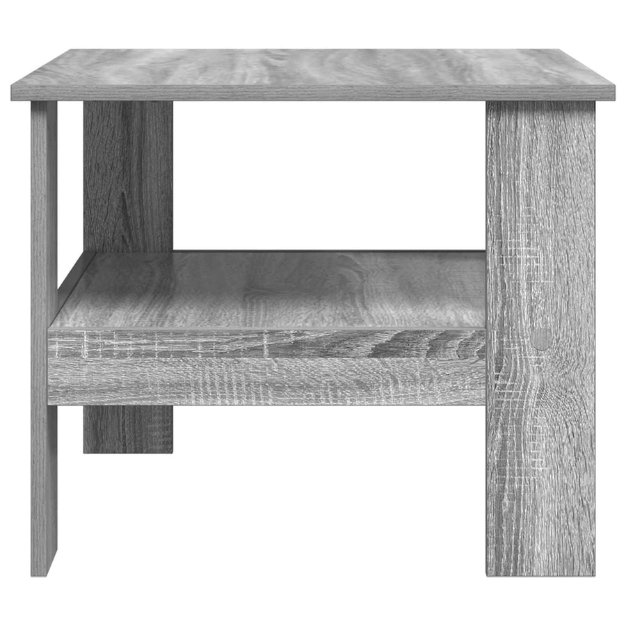 Salontafel Grijs Sonoma 57 x 55 x 45 cm Bewerkt hout