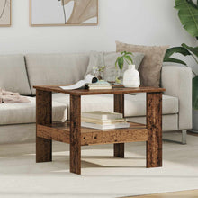 Salontafel Oudhout 57 x 55 x 45 cm Bewerkt hout
