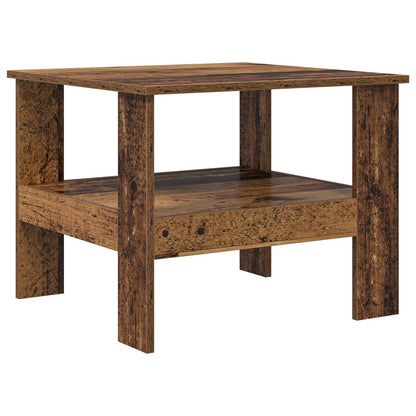 Salontafel Oudhout 57 x 55 x 45 cm Bewerkt hout