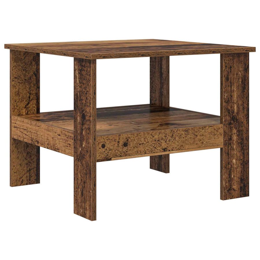 Salontafel Oudhout 57 x 55 x 45 cm Bewerkt hout