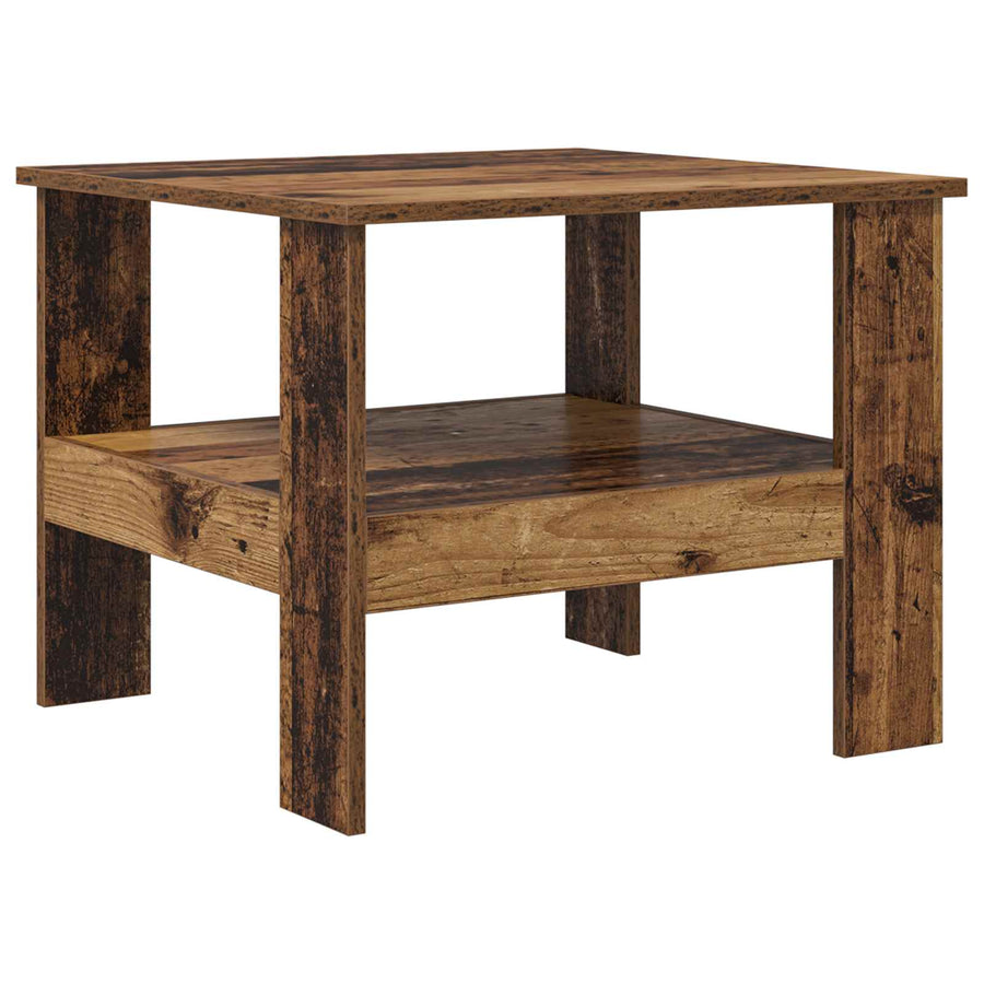 Salontafel Oudhout 57 x 55 x 45 cm Bewerkt hout