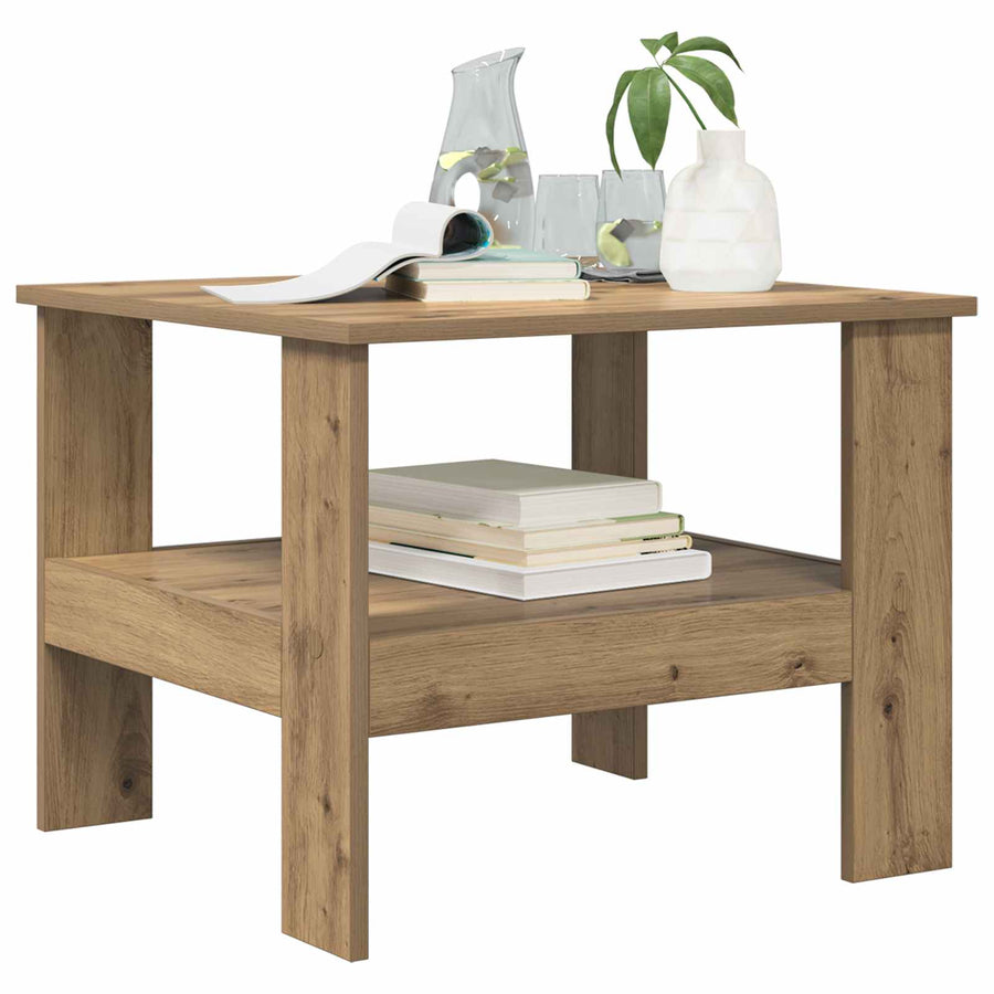 Salontafel Artisan Eiken 57 x 55 x 45 cm Bewerkt hout