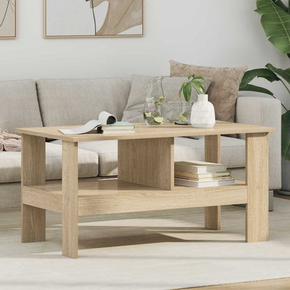 Salontafel Sonoma Eiken 90 x 50 x 45 cm Bewerkt hout