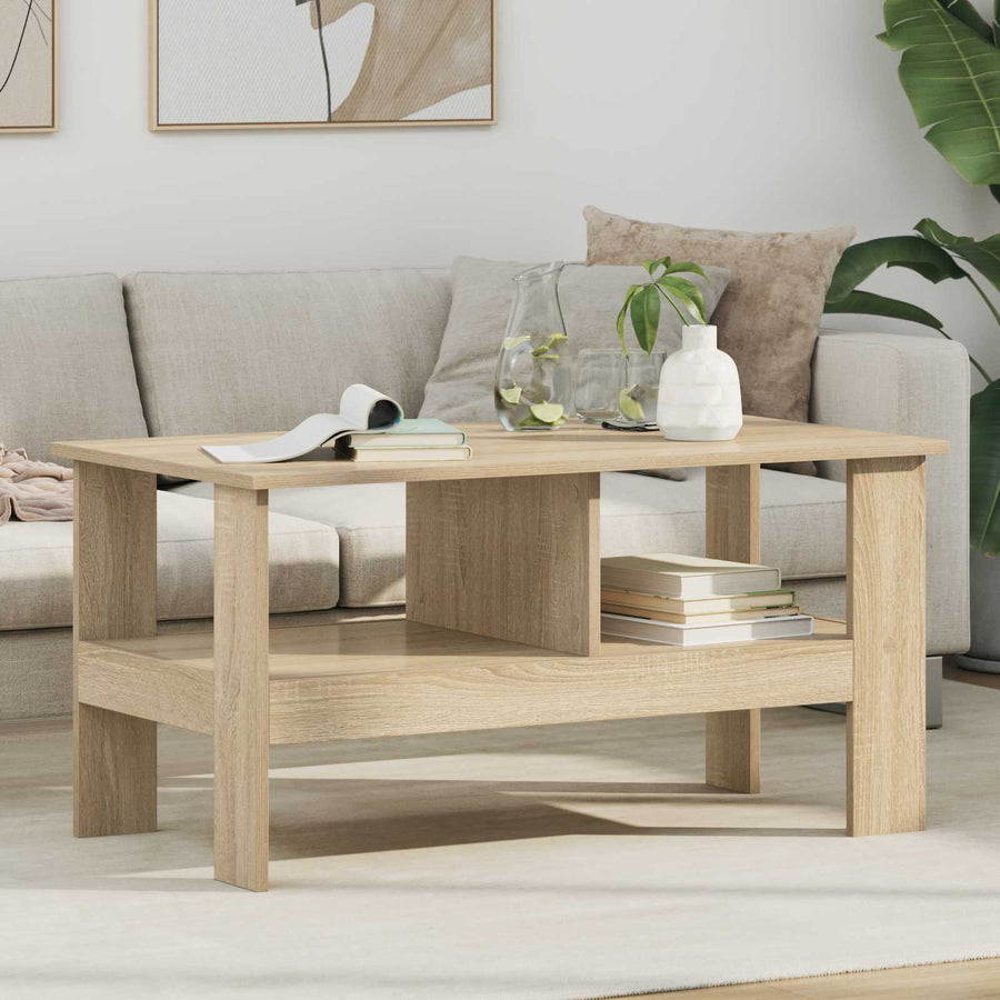 Salontafel Sonoma Eiken 90 x 50 x 45 cm Bewerkt hout