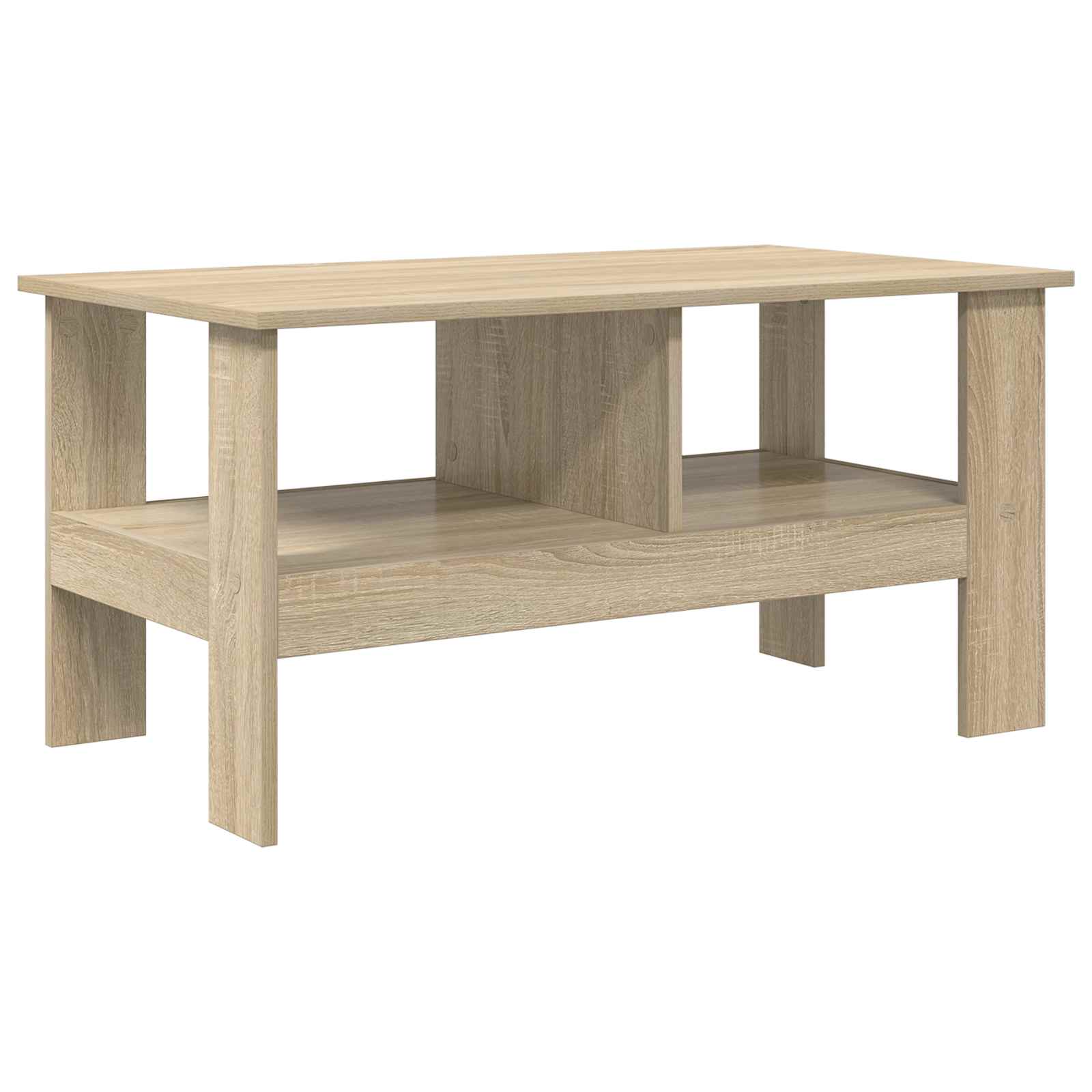 Salontafel Sonoma Eiken 90 x 50 x 45 cm Bewerkt hout