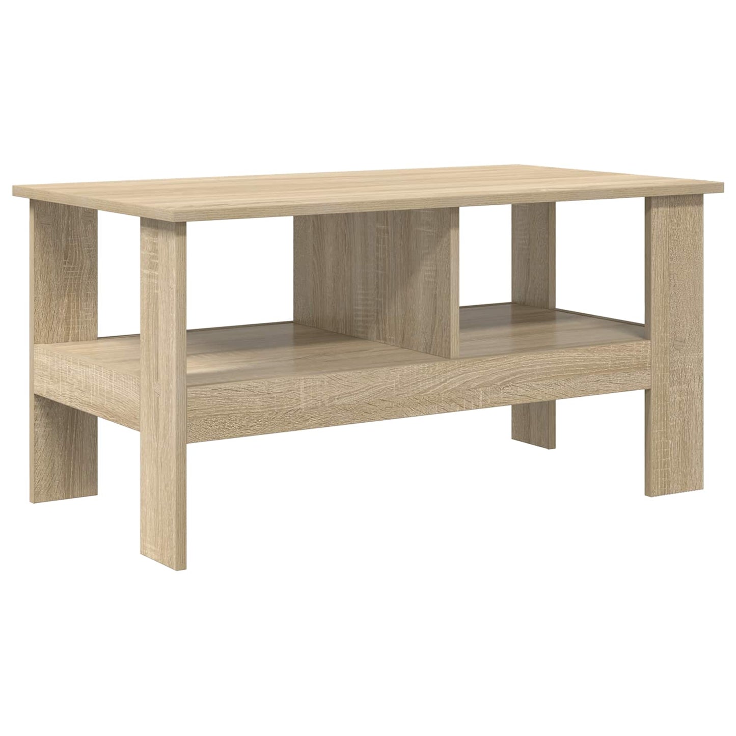 Salontafel Sonoma Eiken 90 x 50 x 45 cm Bewerkt hout