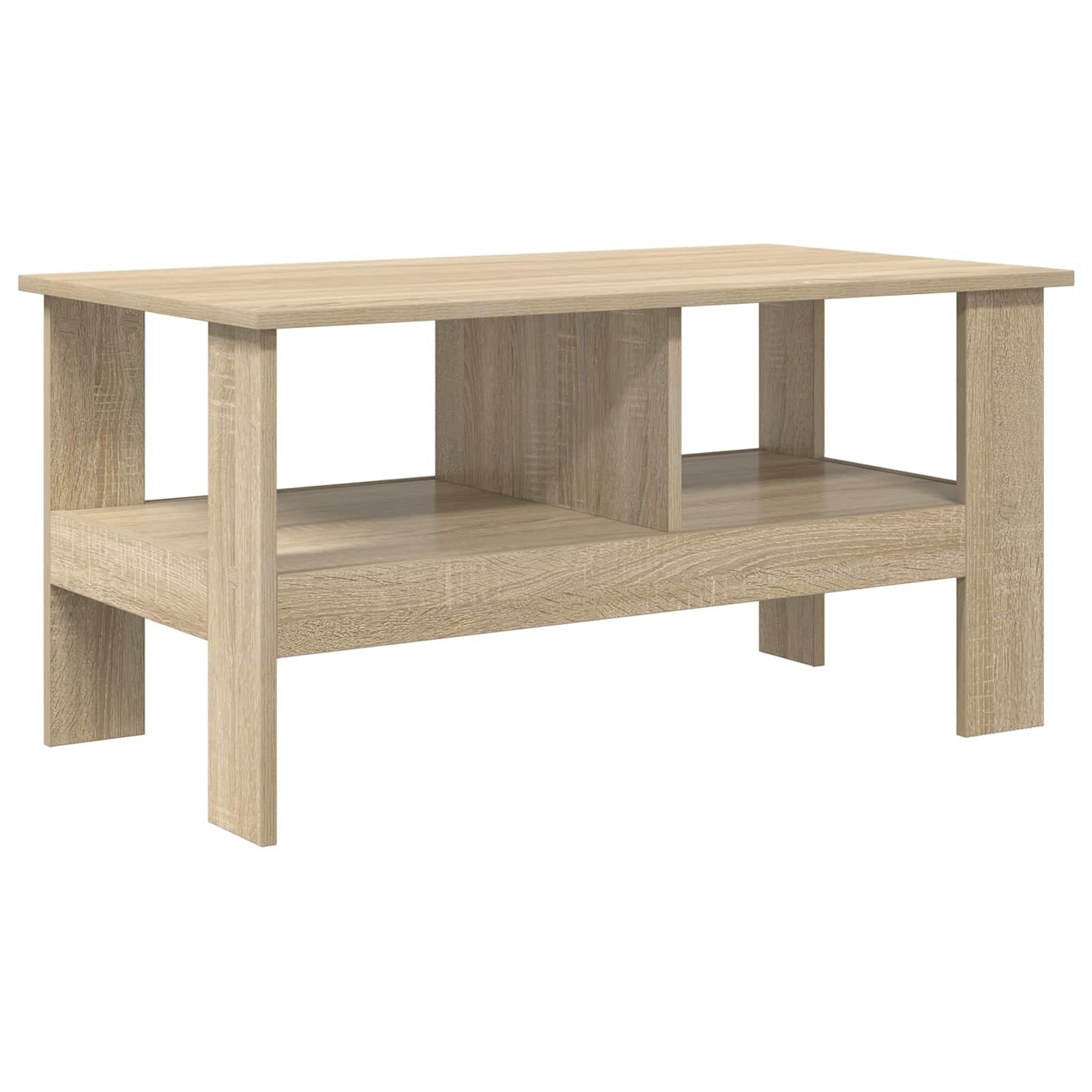 Salontafel Sonoma Eiken 90 x 50 x 45 cm Bewerkt hout