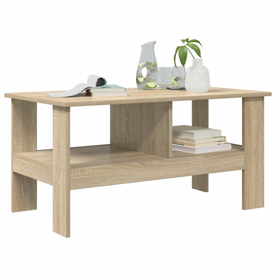 Salontafel Sonoma Eiken 90 x 50 x 45 cm Bewerkt hout