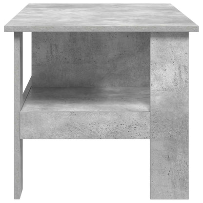 Salontafel Beton Grijs 90 x 50 x 45 cm Bewerkt hout