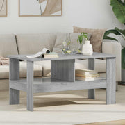 Salontafel 90x50x45 cm grijs sonoma bewerkt hout