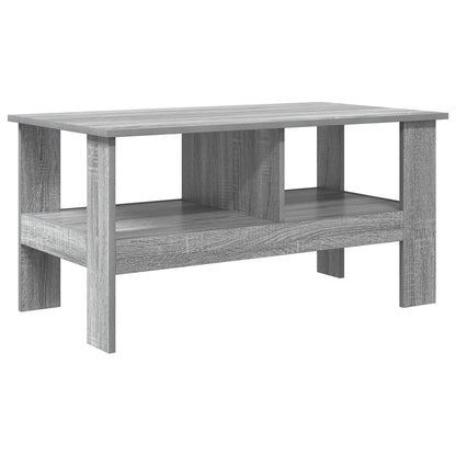 Salontafel Grijs Sonoma 90 x 50 x 45 cm Bewerkt hout