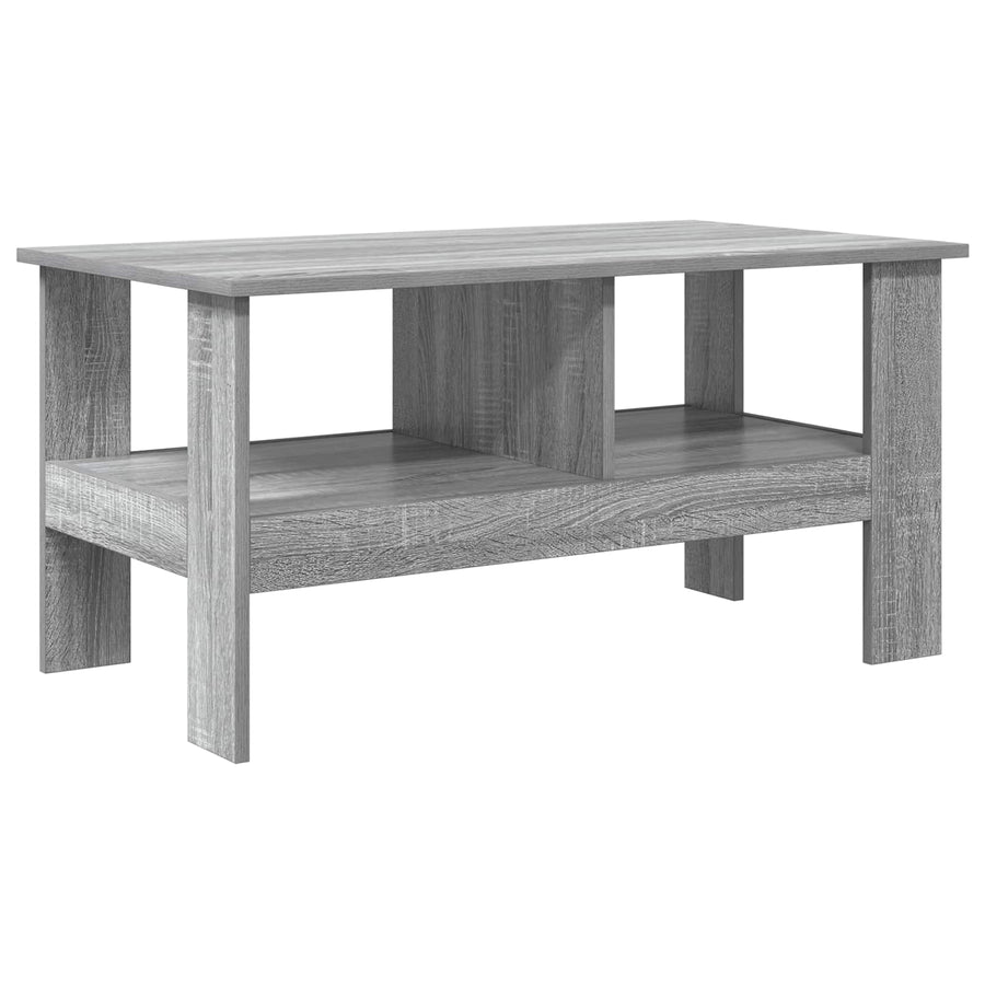 Salontafel Grijs Sonoma 90 x 50 x 45 cm Bewerkt hout