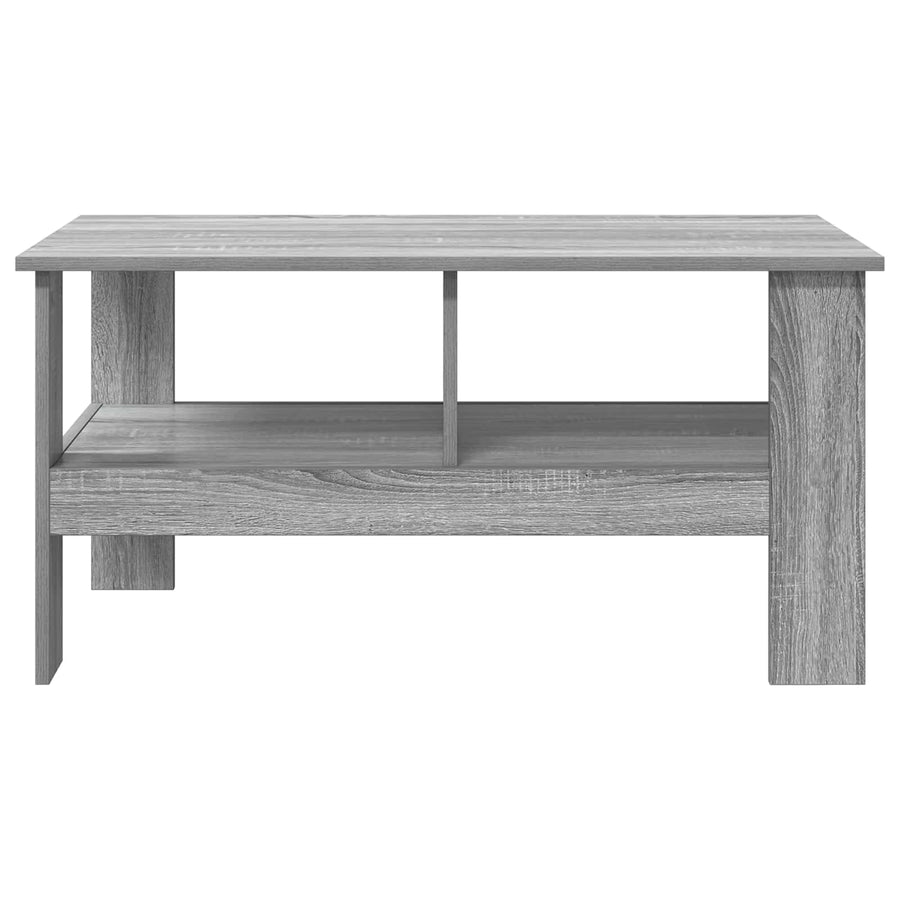 Salontafel Grijs Sonoma 90 x 50 x 45 cm Bewerkt hout
