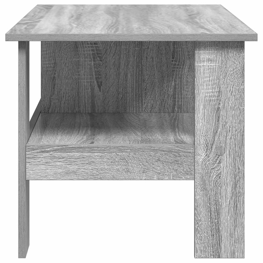Salontafel Grijs Sonoma 90 x 50 x 45 cm Bewerkt hout