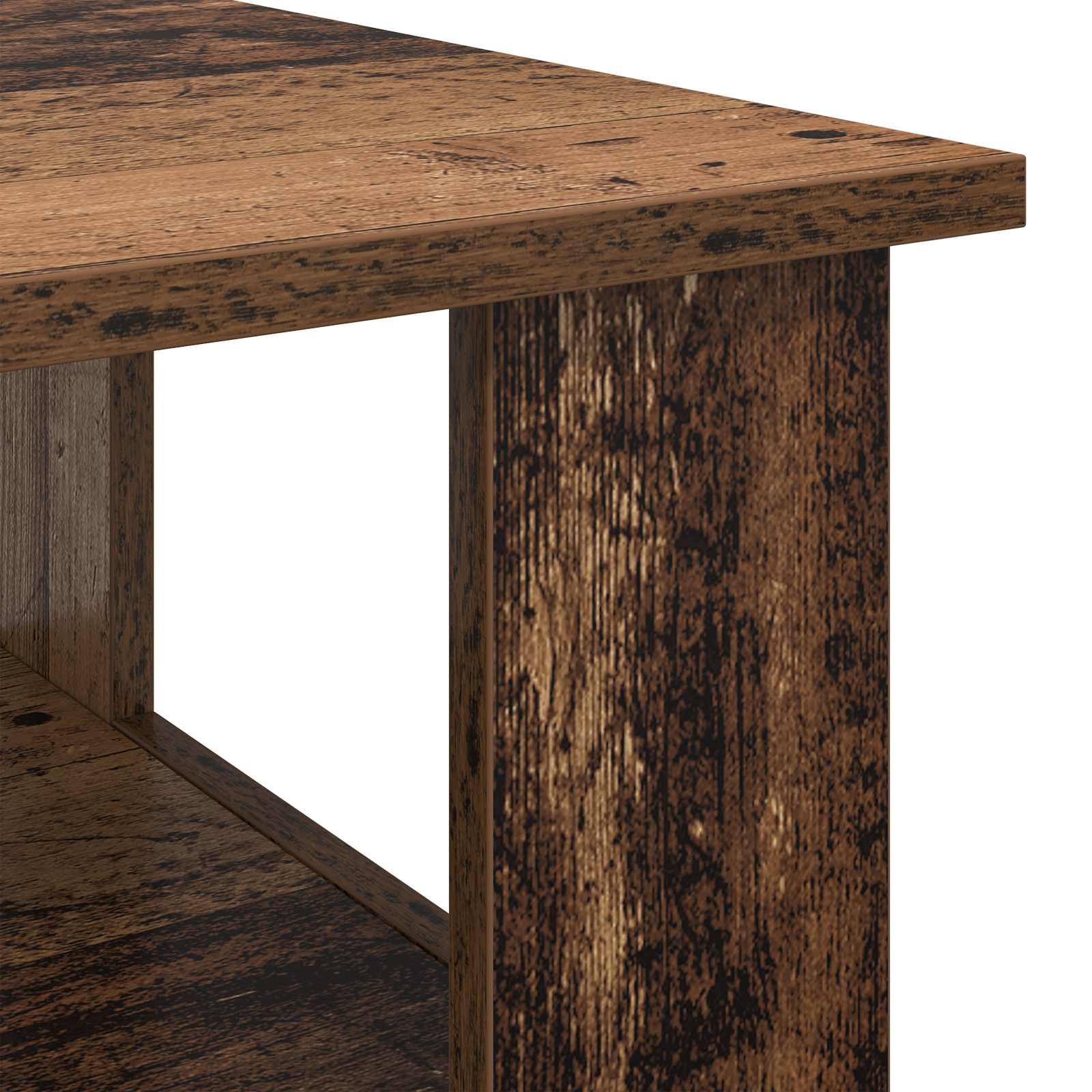 Salontafel Oudhout 90 x 50 x 45 cm Bewerkt hout