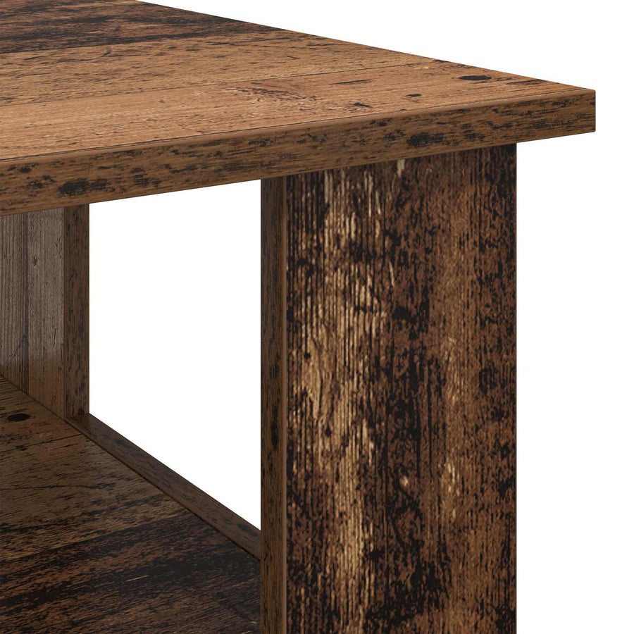 Salontafel Oudhout 90 x 50 x 45 cm Bewerkt hout