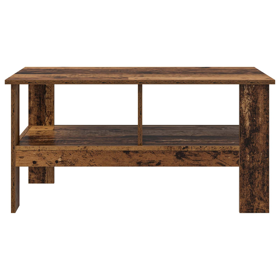 Salontafel Oudhout 90 x 50 x 45 cm Bewerkt hout