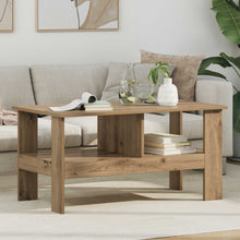 Salontafel Artisan Eiken 90 x 50 x 45 cm Bewerkt hout