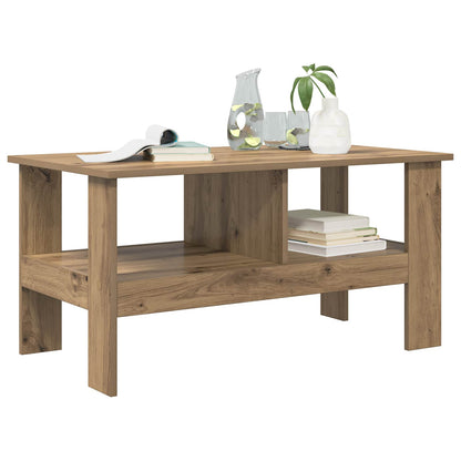 Salontafel Artisan Eiken 90 x 50 x 45 cm Bewerkt hout