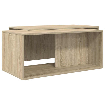 Koffietafel Set 2 pcs Sonoma Eiken Bewerkt hout