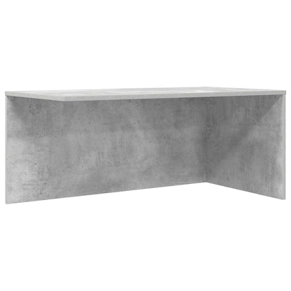 Koffietafel Set 2 pcs Beton Grijs Bewerkt hout