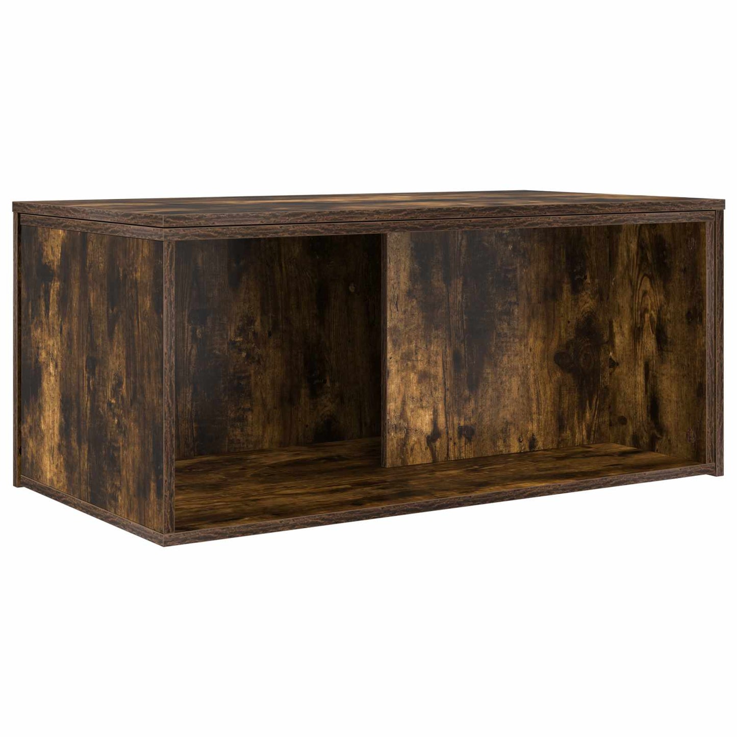 Koffietafel Set 2 pcs Gerookt eiken Bewerkt hout