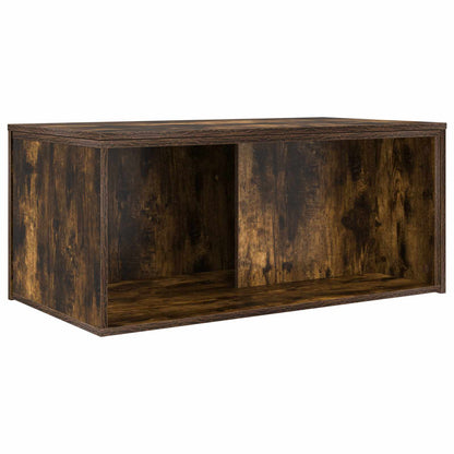 Koffietafel Set 2 pcs Gerookt eiken Bewerkt hout