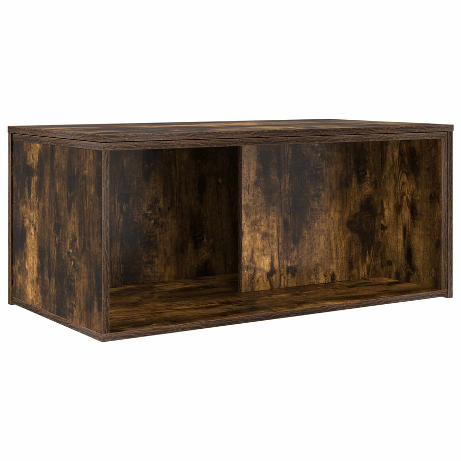 Koffietafel Set 2 pcs Gerookt eiken Bewerkt hout