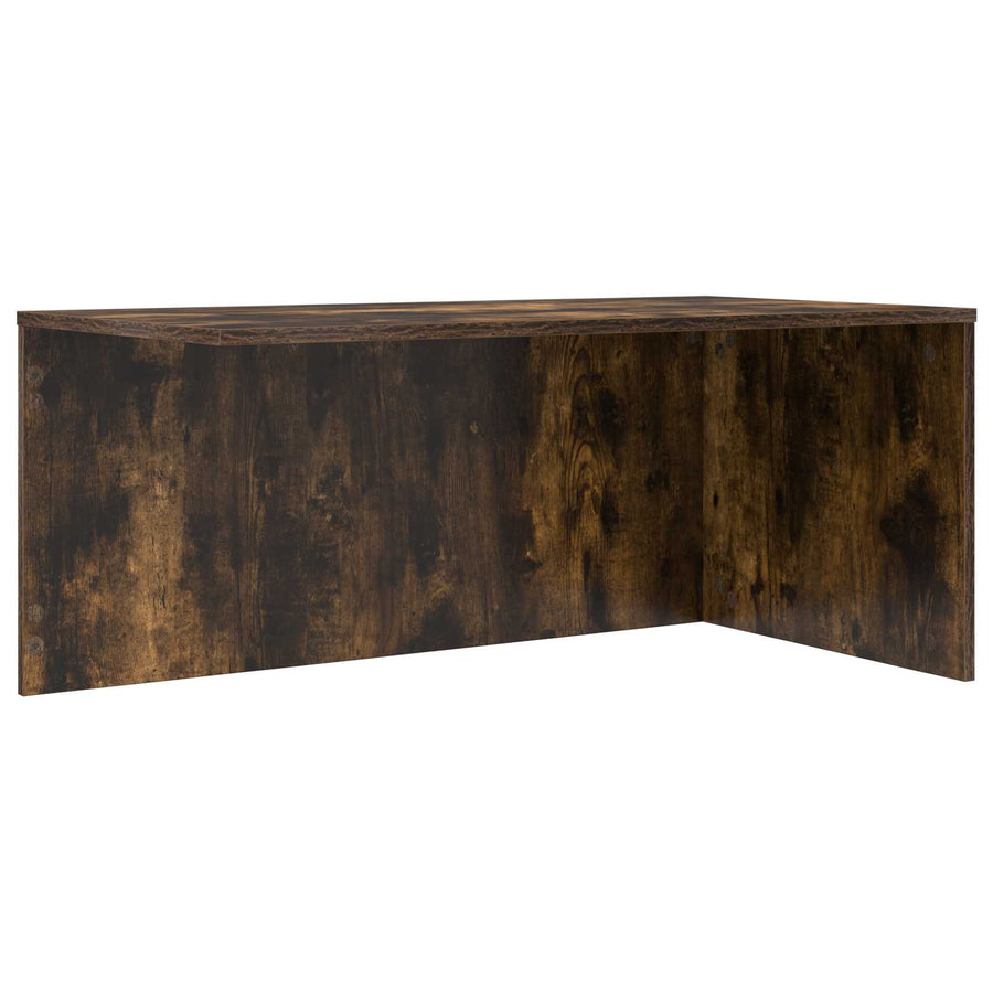 Koffietafel Set 2 pcs Gerookt eiken Bewerkt hout