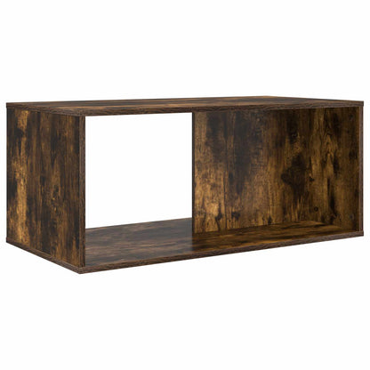 Koffietafel Set 2 pcs Gerookt eiken Bewerkt hout