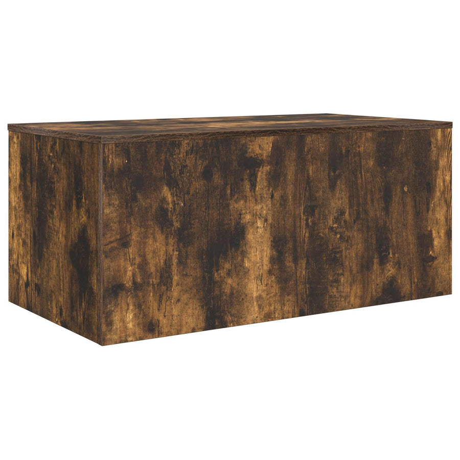 Koffietafel Set 2 pcs Gerookt eiken Bewerkt hout