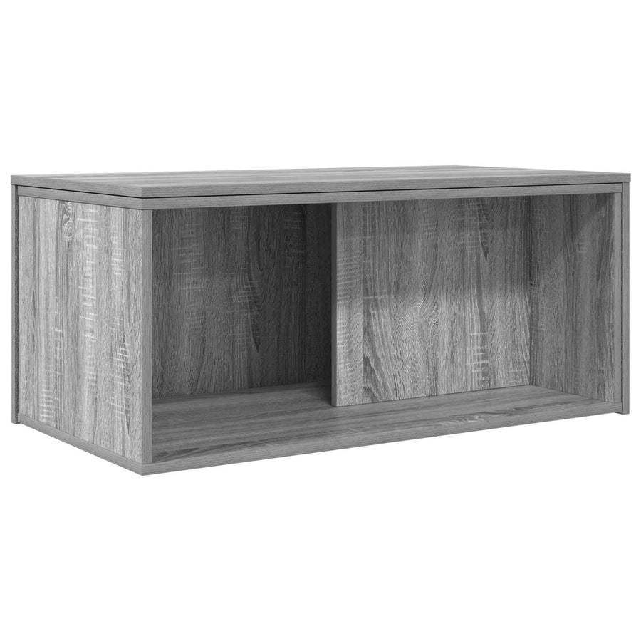 Koffietafel Set 2 pcs Grijs Sonoma Bewerkt hout