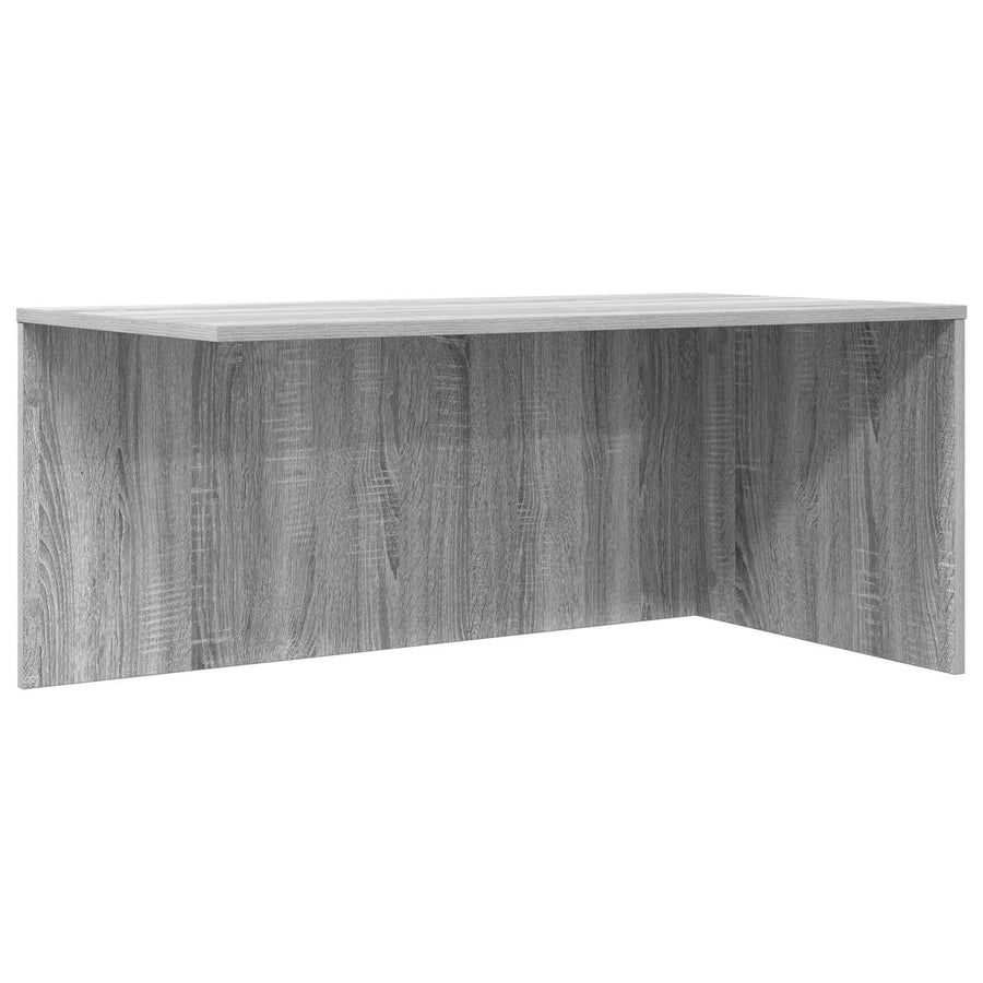 Koffietafel Set 2 pcs Grijs Sonoma Bewerkt hout