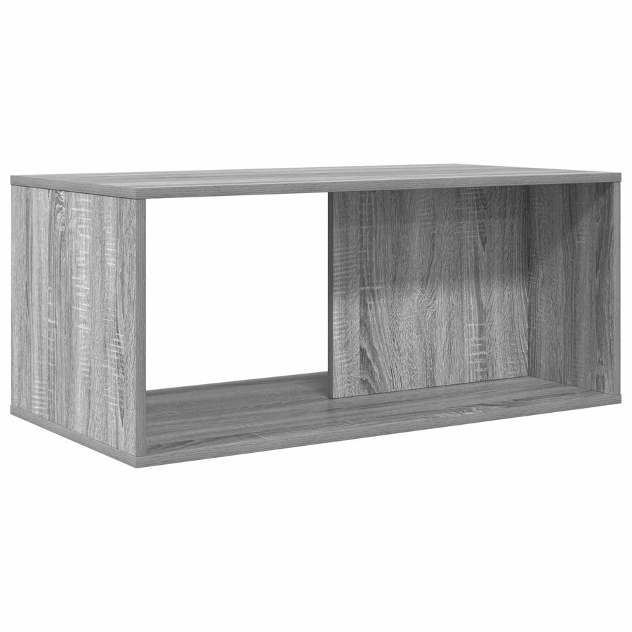 Koffietafel Set 2 pcs Grijs Sonoma Bewerkt hout