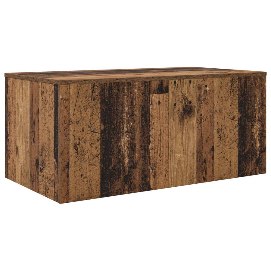 Koffietafel Set 2 pcs Oudhout Bewerkt hout