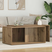 Koffietafel set 2 stuks 90x48x40 cm artisan eiken