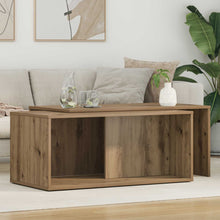 Koffietafel Set 2 pcs Artisan Eiken Bewerkt hout
