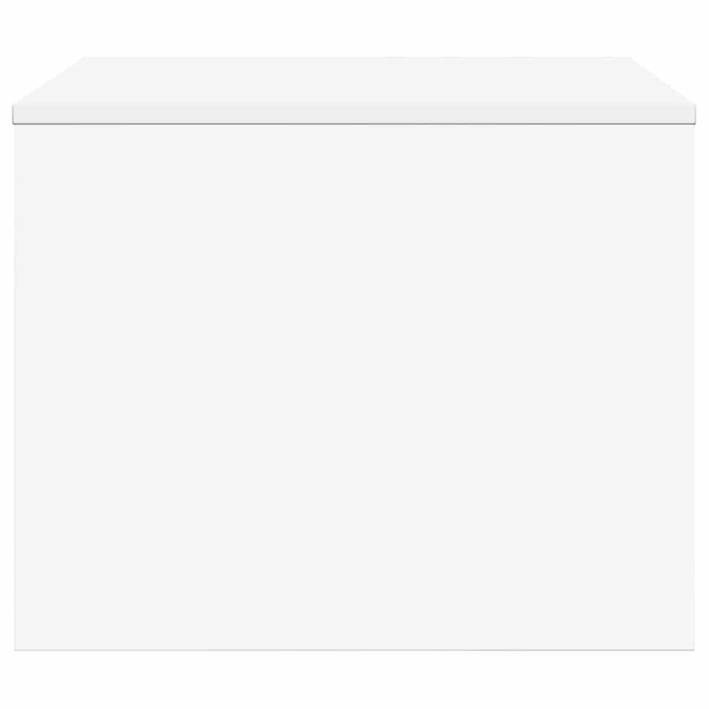 Salontafel Wit 60 x 50 x 40 cm Bewerkt hout