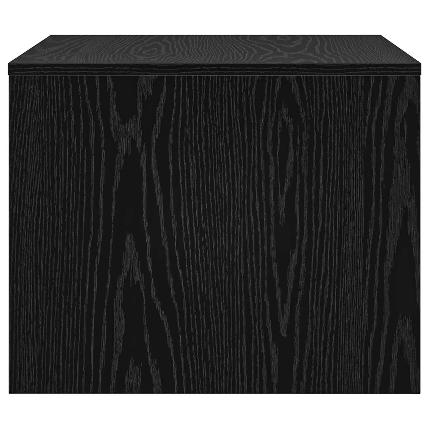 Salontafel Zwart Eiken 60 x 50 x 40 cm Bewerkt hout