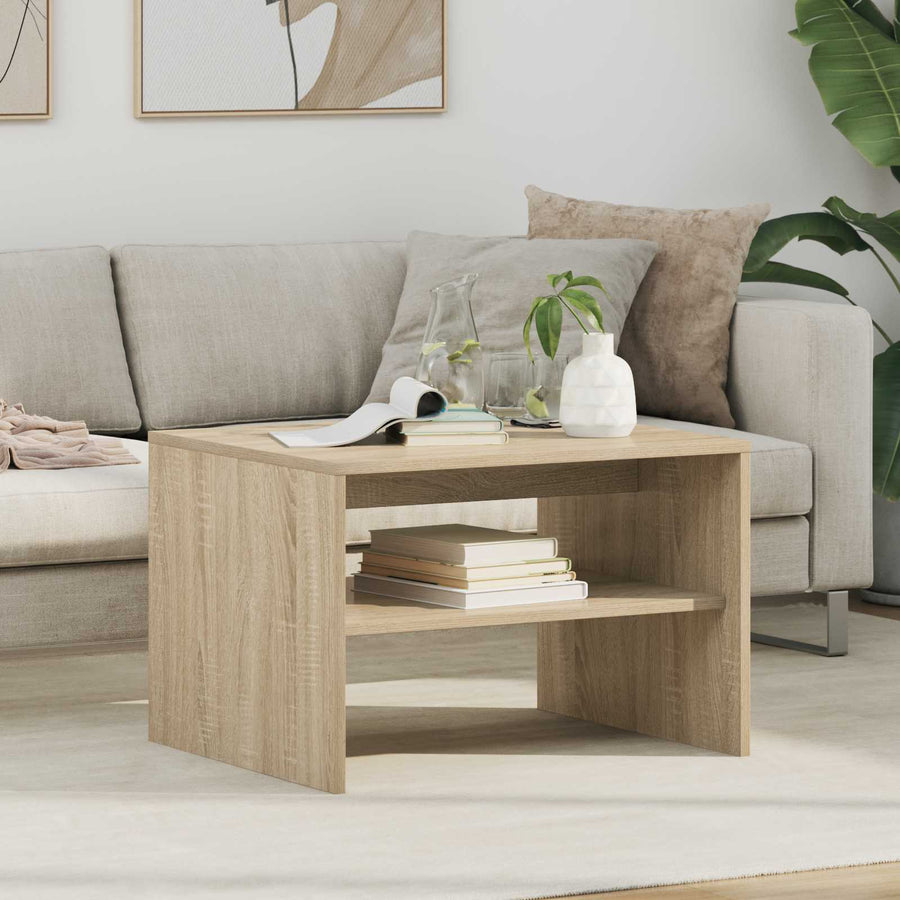 Salontafel Sonoma Eiken 60 x 50 x 40 cm Bewerkt hout