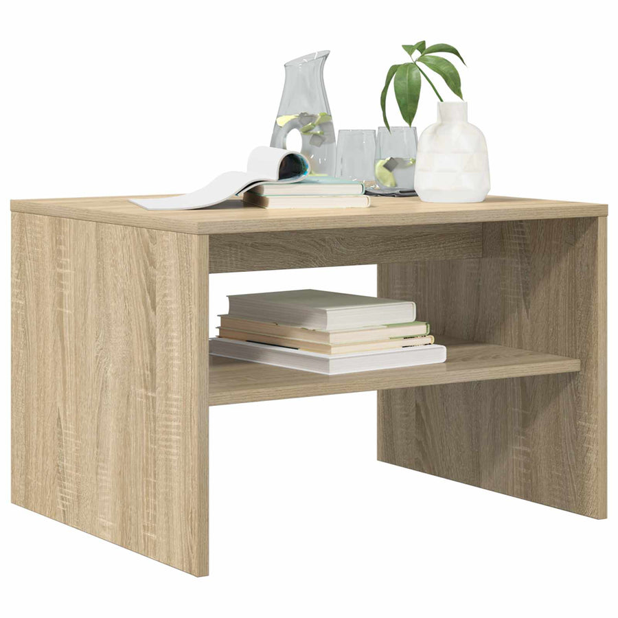 Salontafel Sonoma Eiken 60 x 50 x 40 cm Bewerkt hout