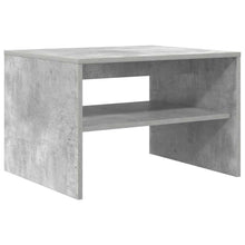 Salontafel Beton Grijs 60 x 50 x 40 cm Bewerkt hout