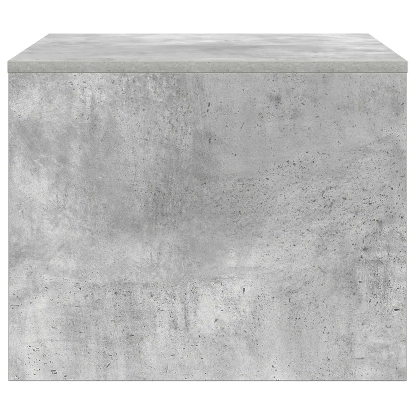 Salontafel Beton Grijs 60 x 50 x 40 cm Bewerkt hout