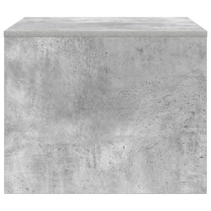 Salontafel Beton Grijs 60 x 50 x 40 cm Bewerkt hout